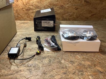 Tuning-Tec LED Nebelscheinwerfer / Tagfahrlicht für Mini Cooper R55 / R56 / R57 Schwarz