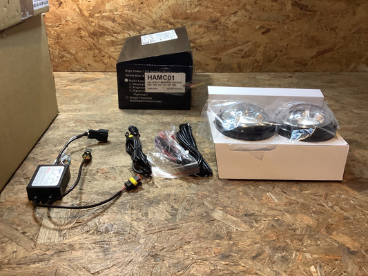 Tuning-Tec LED Nebelscheinwerfer / Tagfahrlicht für Mini Cooper R55 / R56 / R57 Schwarz