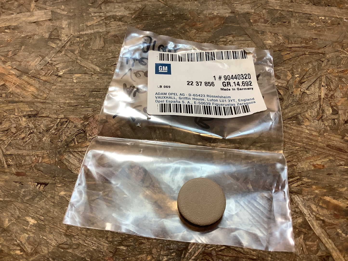 Vectra B Abdeckkappe, Verkleidung, Heckklappe grau Original GM NEU