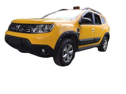 Radlaufverkleidungen passend für Dacia Duster Serie 2 2018+ (Off-Road) mit ABE TÜV Matt Schwarz
