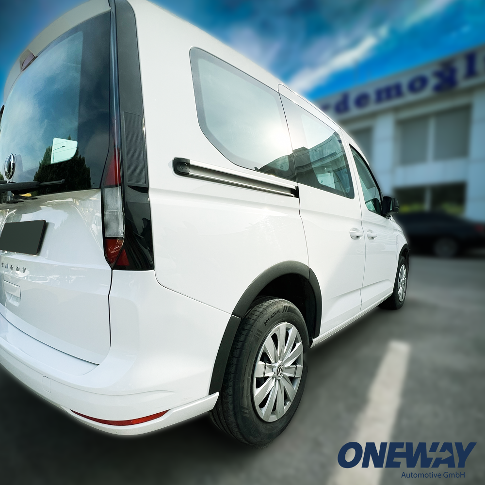 Radlaufverkleidungen passend für VW Caddy MK5 2021+ mit ABE TÜV Matt Schwarz