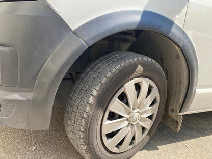 Radlaufverkleidungen passend für VW Transporter T6 2015-2019 (Kurze Radstand / Rechte Tür) mit ABE TÜV Matt Schwarz