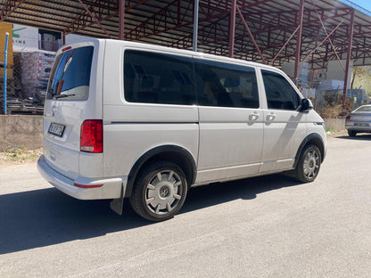 Radlaufverkleidungen passend für VW Transporter T6.1 2019-2021 (Kurze Radstand / Linke Tür) mit ABE TÜV Matt Schwarz