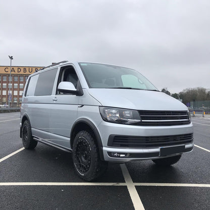Radlaufverkleidungen passend für VW Transporter T6 2015-2019 mit ABE TÜV Matt Schwarz