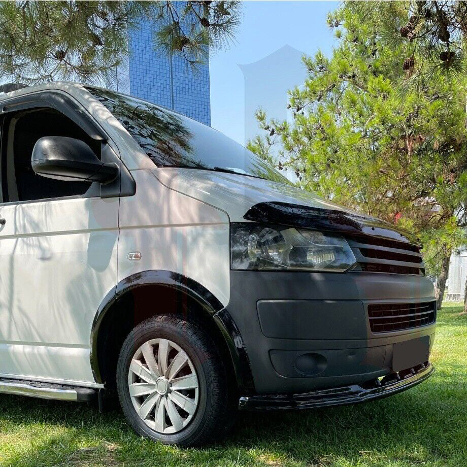 Radlaufverkleidungen passend für VW Transporter T5 - T5.1 2003-2015 Hochglanz Schwarz mit ABE TÜV