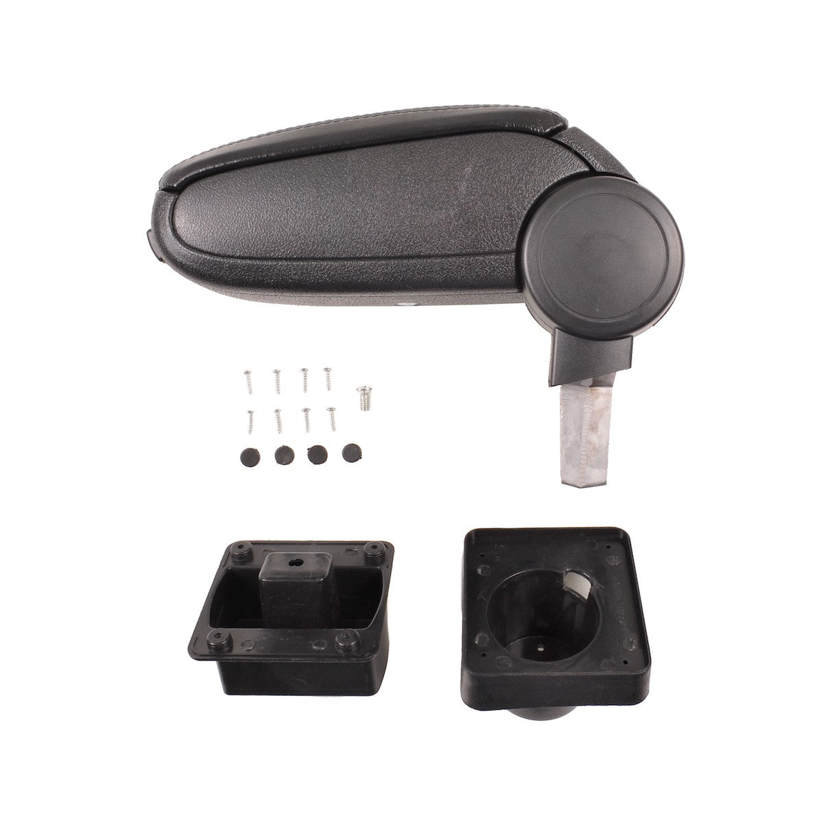 Armlehne PU-Leder Schwarz mit Stauraum passend für Citroën C4 I 2009-2011