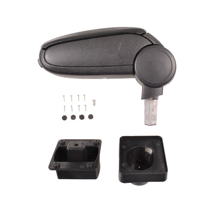 Armlehne PU-Leder Schwarz mit Stauraum passend für Citroën C4 I 2009-2011