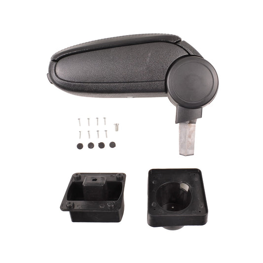 Armlehne PU-Leder Schwarz mit Stauraum passend für Citroën C4 I 2009-2011