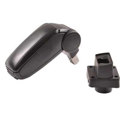 Armlehne PU-Leder Schwarz mit Stauraum passend für Citroën C4 I 2009-2011