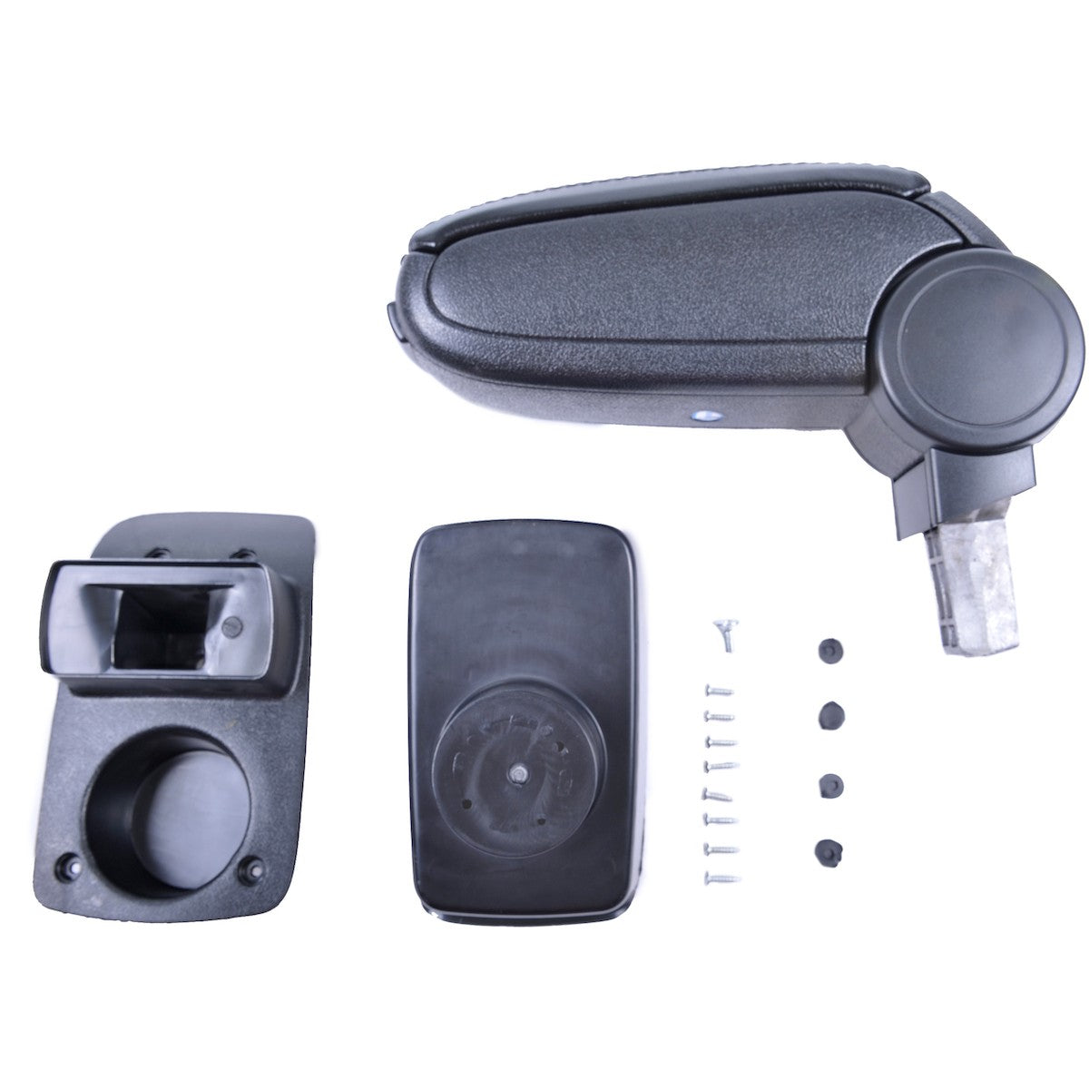 Schwarzer PU-Leder Armlehne mit Stauraum passend für Ford Fiesta VI 2009-2017