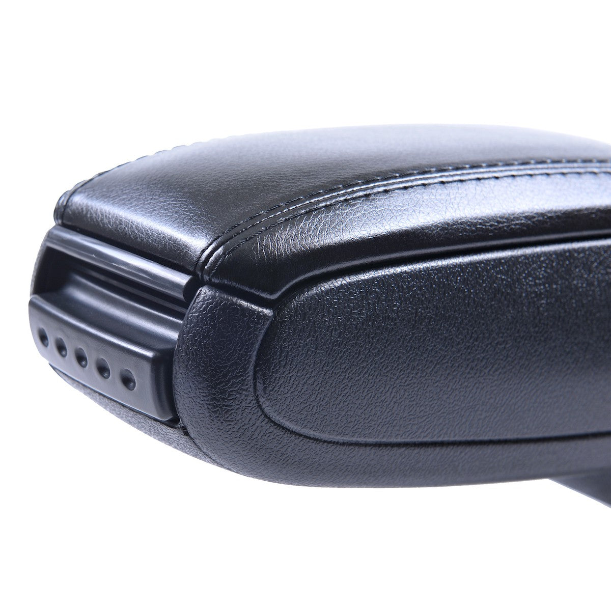 Schwarzer PU-Leder Armlehne mit Stauraum passend für Peugeot 206 1998-2006