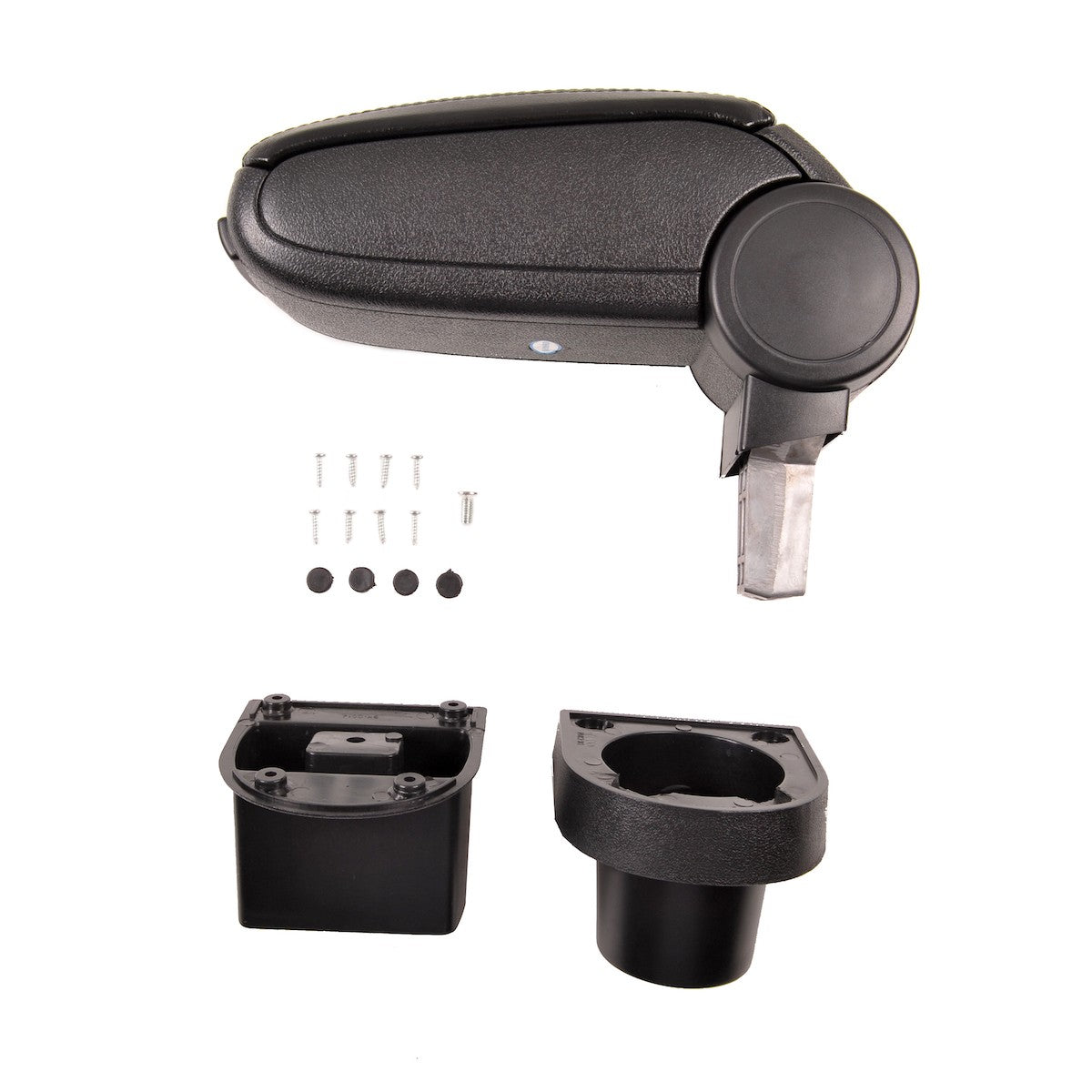 Schwarze PU-Leder Armlehne mit Stauraum passend für Toyota Yaris (P9) 2008-2011