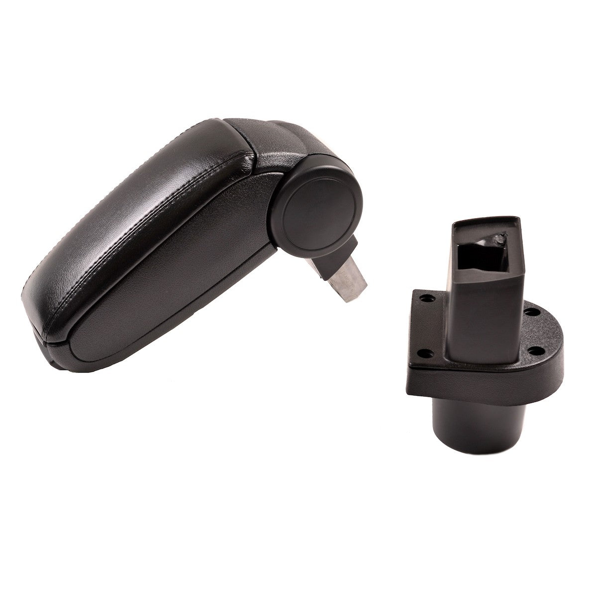 Schwarze PU-Leder Armlehne mit Stauraum passend für Toyota Yaris (P9) 2008-2011