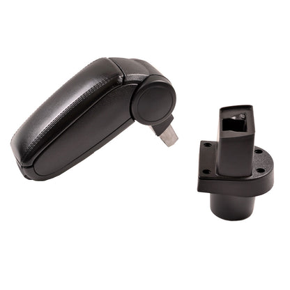 Schwarze PU-Leder Armlehne mit Stauraum passend für Toyota Yaris (P9) 2008-2011