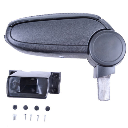 Schwarzer PU-Leder Armlehne mit Stauraum passend für VW Passat B5 1996-2000