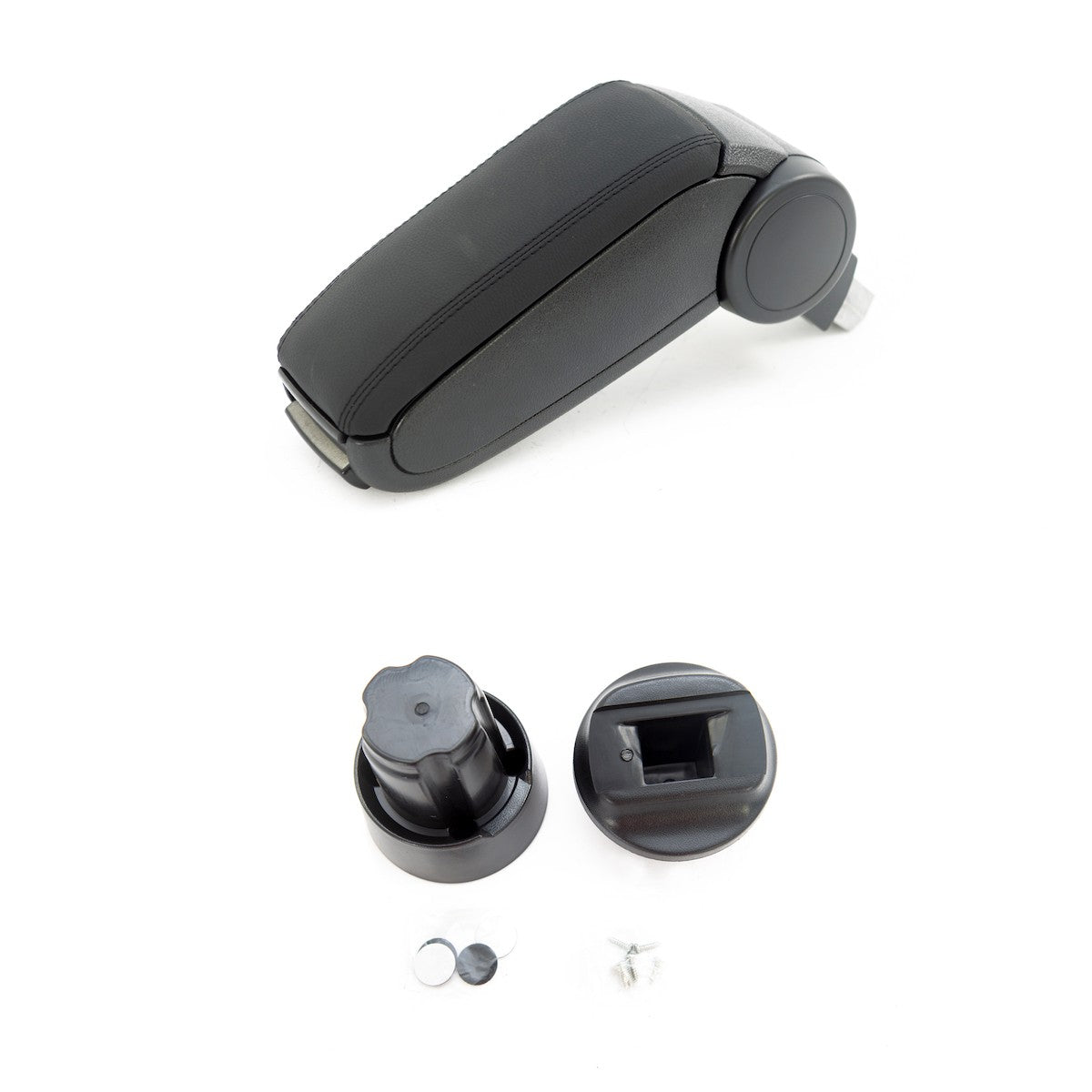 Armlehne mit Stauraum PU-Leder Schwarz passend für VW UP! 2011-2023