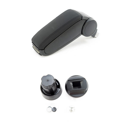 Armlehne mit Stauraum PU-Leder Schwarz passend für VW UP! 2011-2023