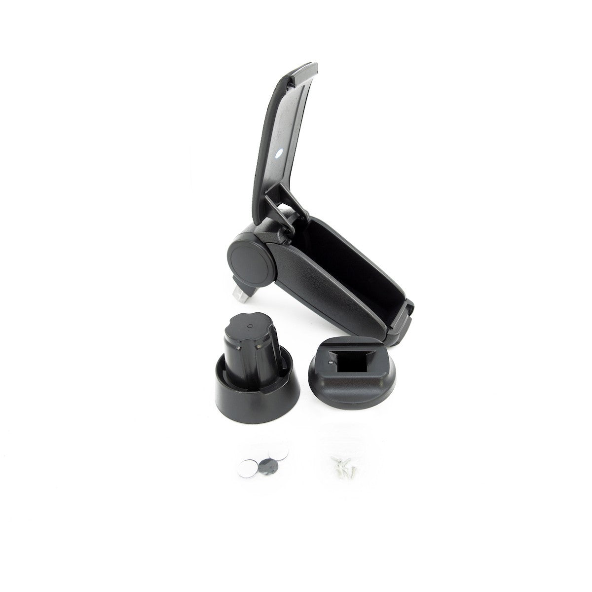 Armlehne mit Stauraum PU-Leder Schwarz passend für VW UP! 2011-2023