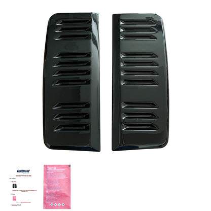 AV17.004-G - Luftauslässe passend für VW Volkswagen Transporter T5.1 / T6 / T6.1 2010-2023 Version 2 (Hochglanz Schwarz)