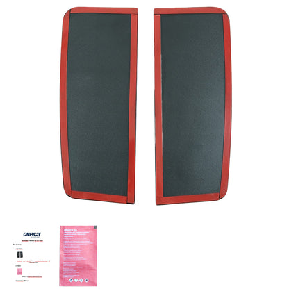 AV17.004-G - Luftauslässe passend für VW Volkswagen Transporter T5.1 / T6 / T6.1 2010-2023 Version 2 (Hochglanz Schwarz)