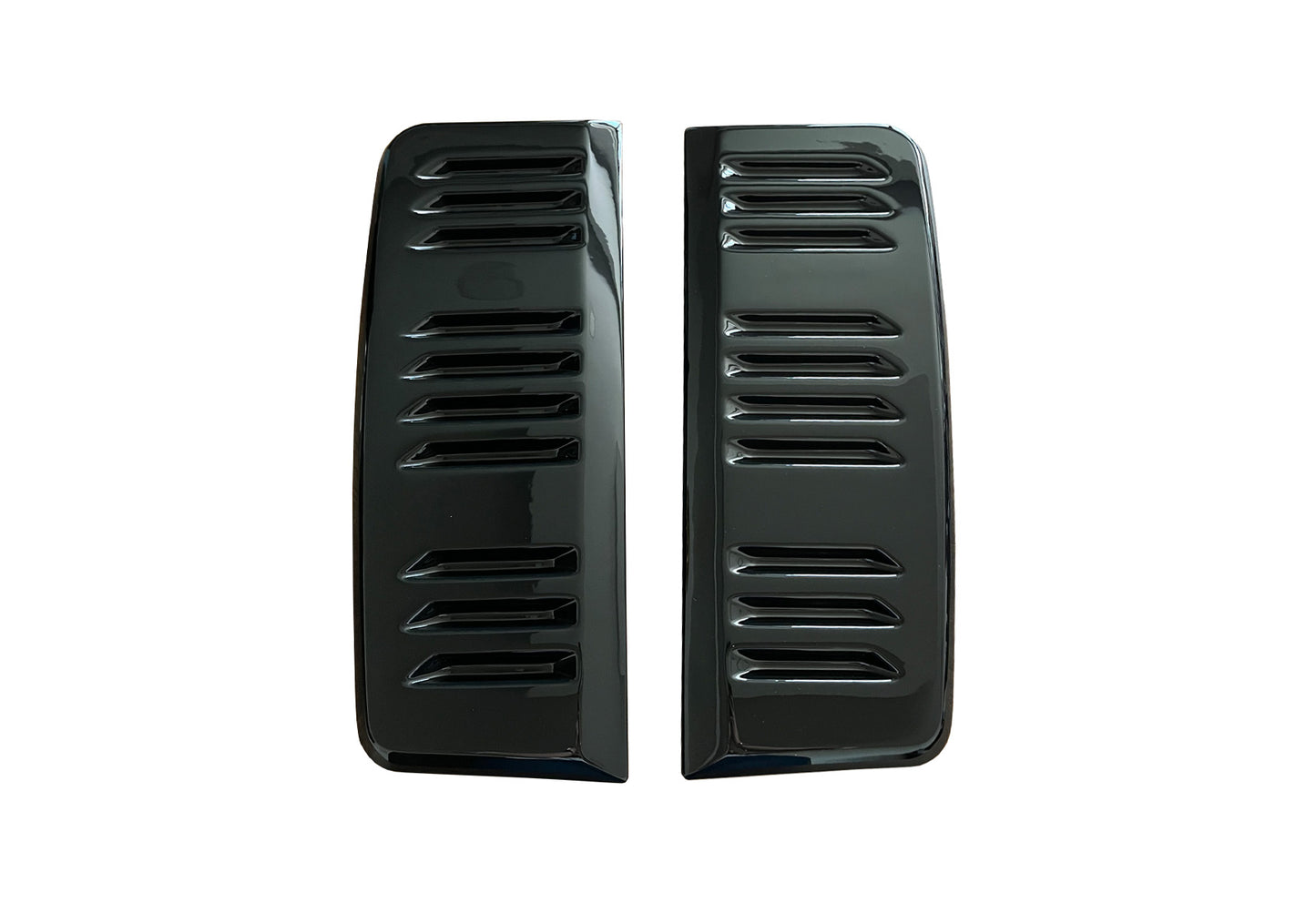 AV17.004-G - Luftauslässe passend für VW Volkswagen Transporter T5.1 / T6 / T6.1 2010-2023 Version 2 (Hochglanz Schwarz)