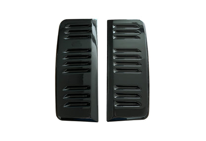 AV17.004-G - Luftauslässe passend für VW Volkswagen Transporter T5.1 / T6 / T6.1 2010-2023 Version 2 (Hochglanz Schwarz)