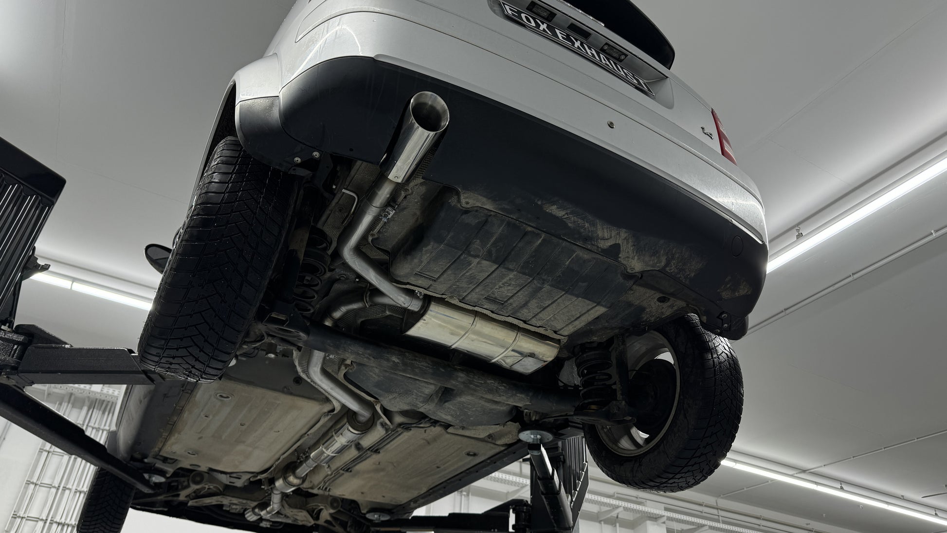 Audi A2 - 1,6l Halbanlage ab Kat - 1x90 Typ 25 (Bestehend aus End- und Vorschalldämpfer mit Endrohr)