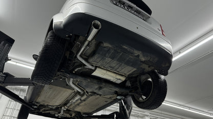 Audi A2 - 1,6l Halbanlage ab Kat - 1x90 Typ 25 (Bestehend aus End- und Vorschalldämpfer mit Endrohr)