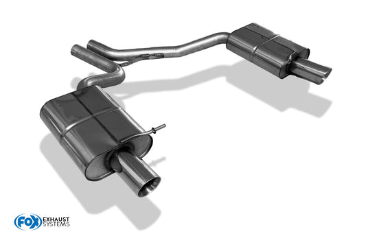 Audi A4 Typ B7 Endschalldämpfer rechts/links - 1x90 Typ 25 rechts/links