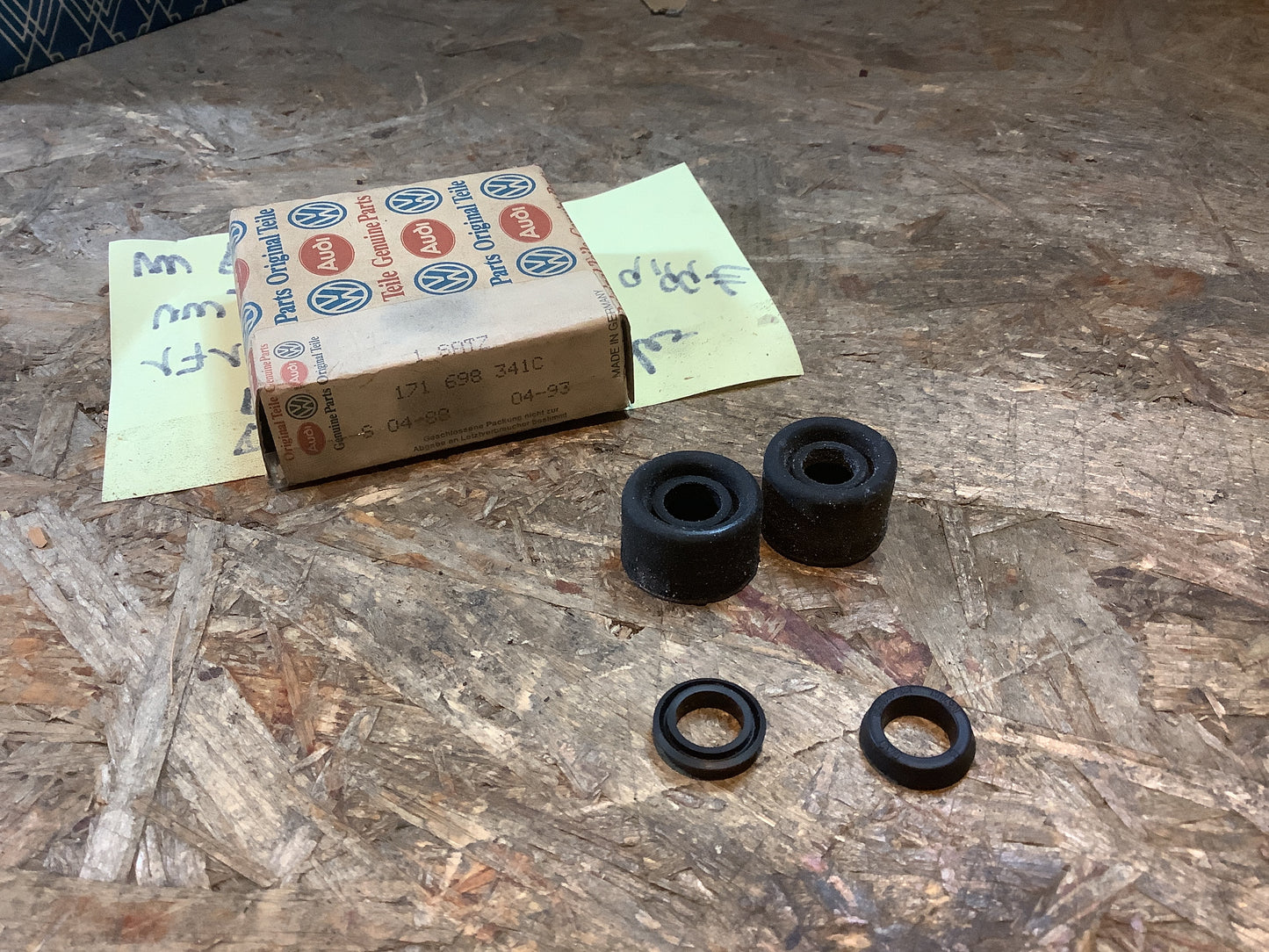 VW Golf I,II, VW Polo 1,2 Dichtsatz Radbremszylinder Original Vw Audi NEU