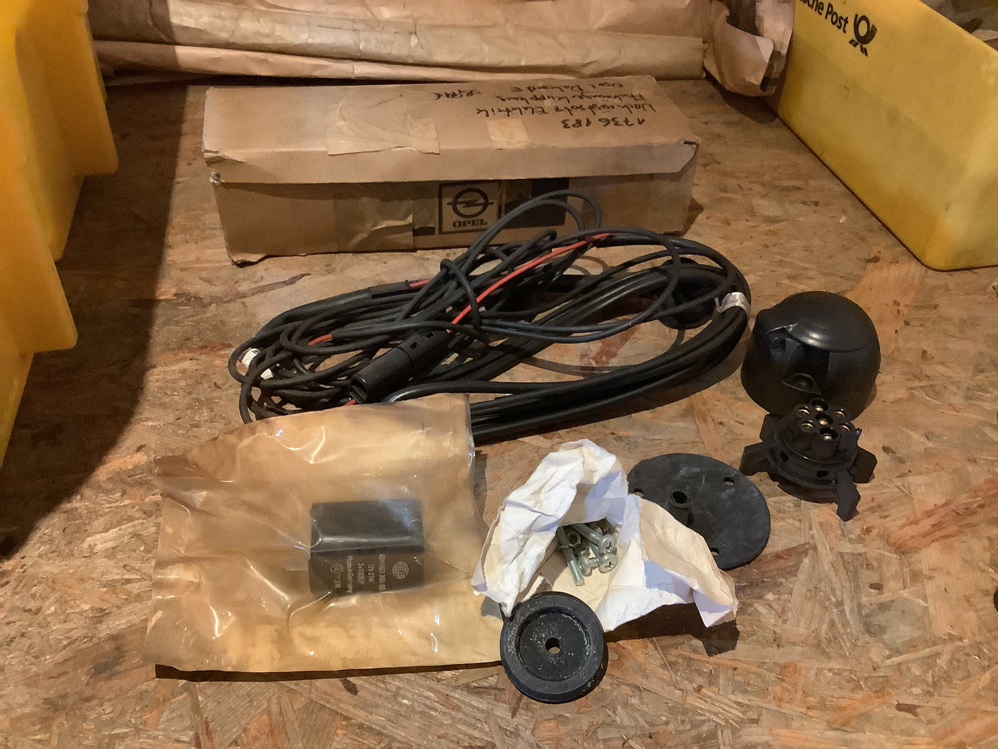 Opel Rekord E Nachrüstsatz Elektrik Anhängerkupplung Original Opel NEU