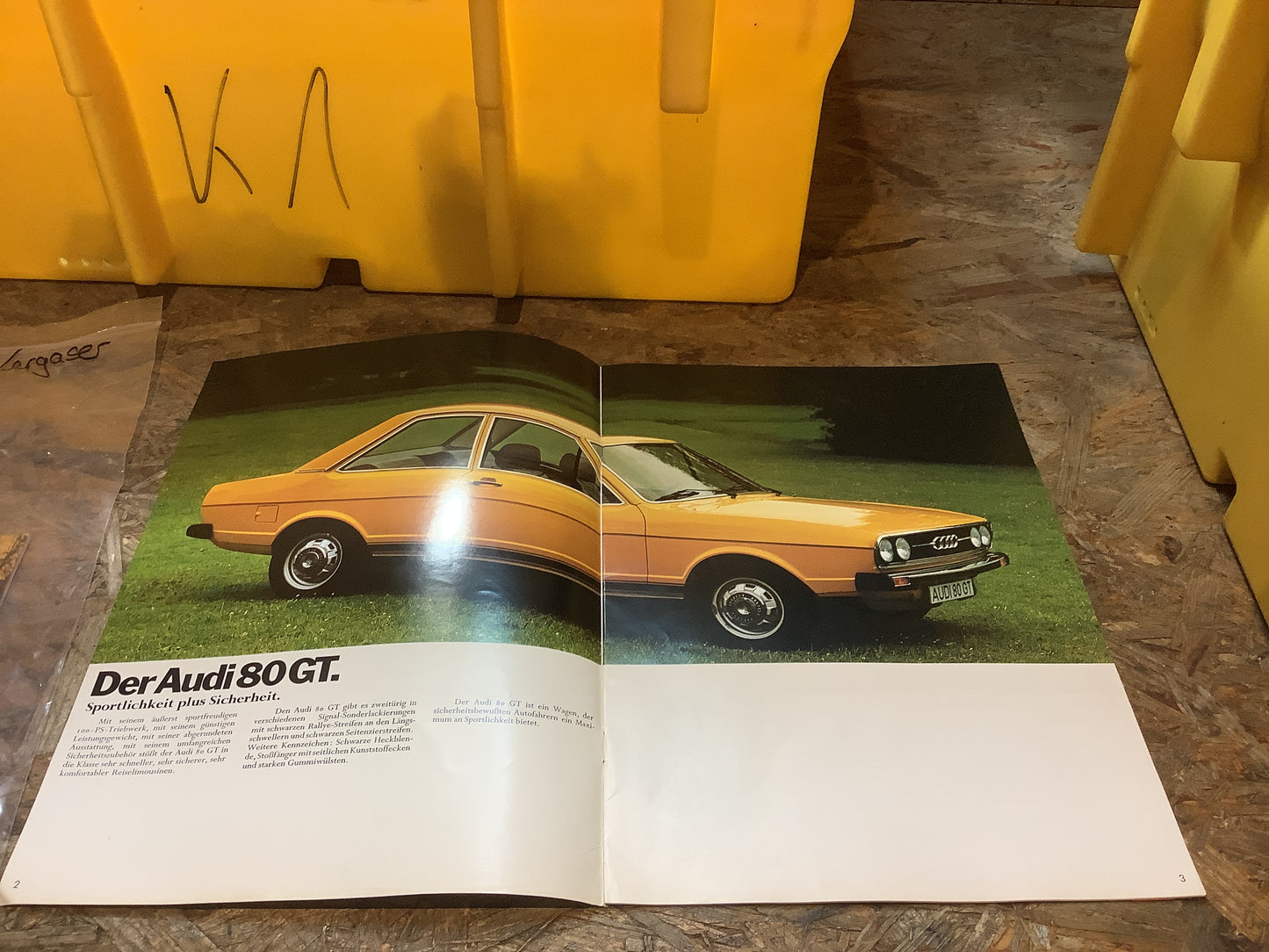 Audi 80 GT Zeitschrift aus dem Jahr 1975