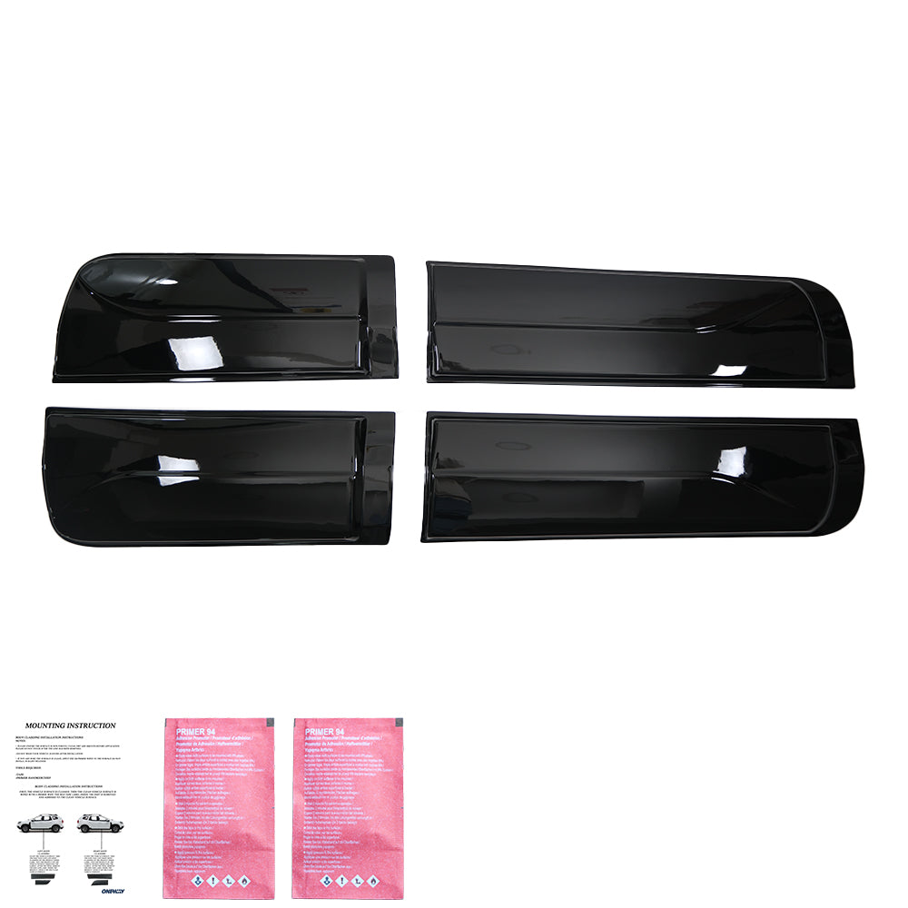 BC05.004-G - Karosserieverkleidung passend für Ford Ranger T6-T7-T8 2012-2022 (Hochglanz Schwarz)