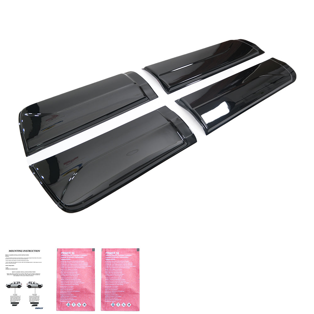 BC05.004-G - Karosserieverkleidung passend für Ford Ranger T6-T7-T8 2012-2022 (Hochglanz Schwarz)