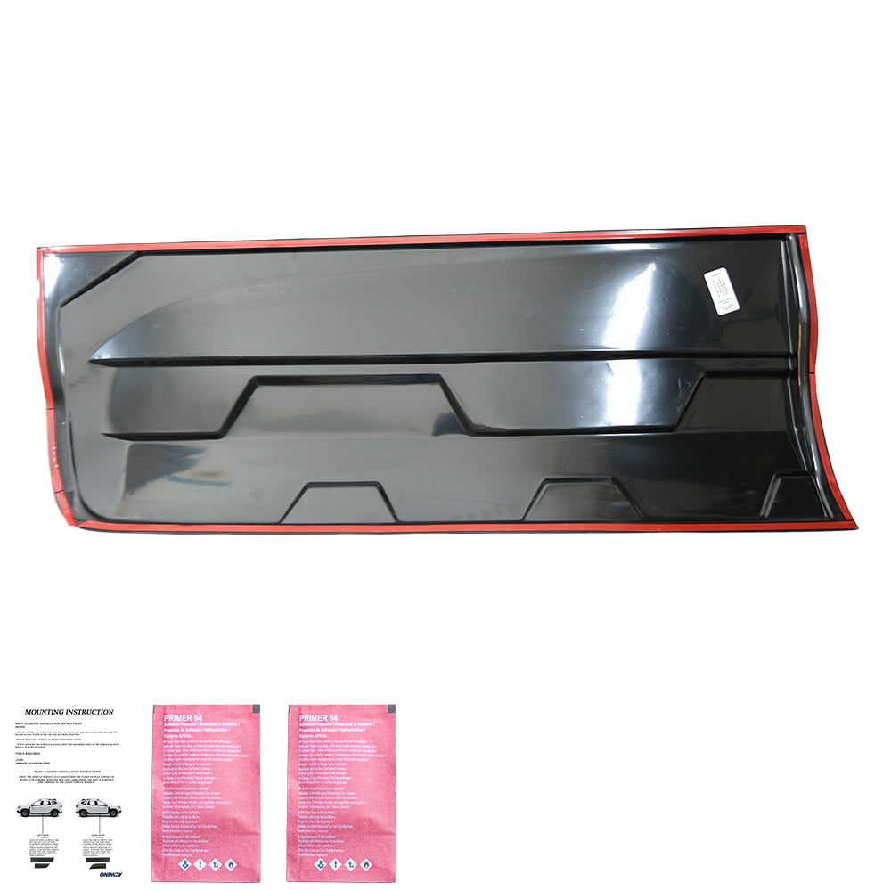 BC05.005-G - Karosserieverkleidung passend für FORD Ranger T6-T7-T8 2012-2022 (Jumbo) Hochglanz Schwarz
