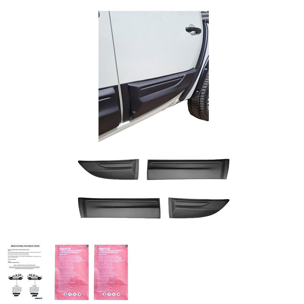 BC05.008 - Karosserieverkleidung passend für Mitsubishi L200 Triton Serie 4 2007-2014 Matt Schwarz