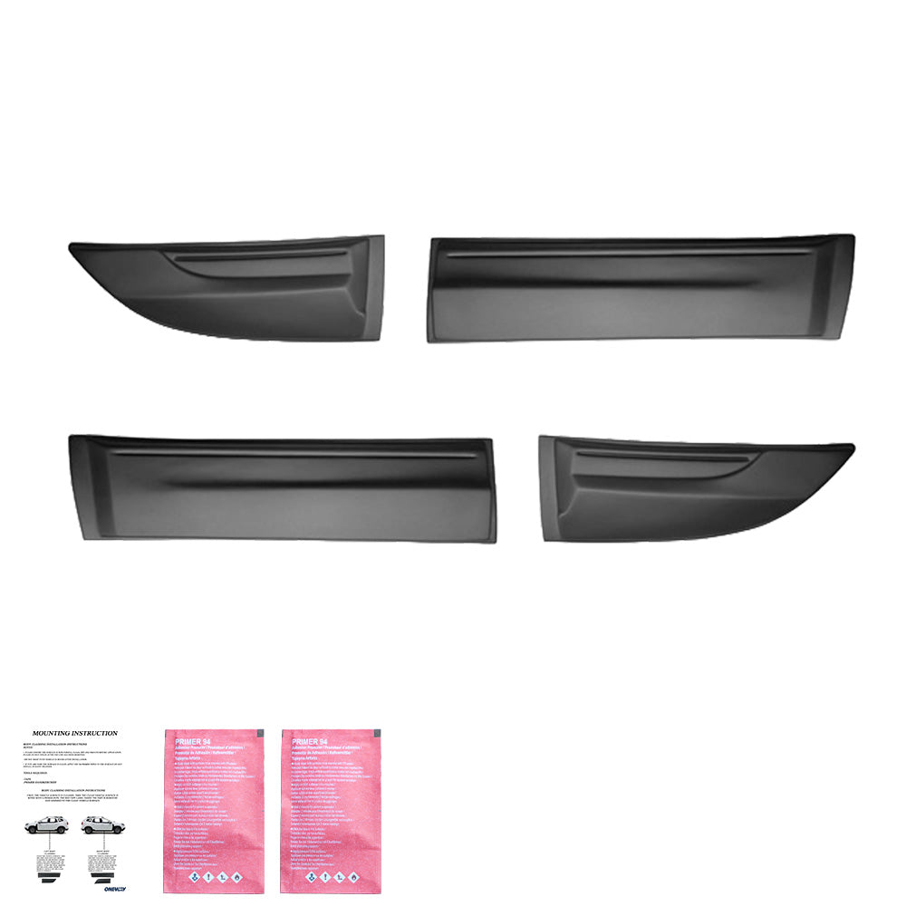 BC05.008 - Karosserieverkleidung passend für Mitsubishi L200 Triton Serie 4 2007-2014 Matt Schwarz