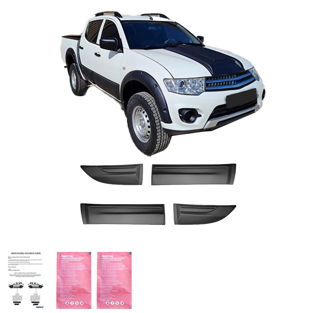 BC05.007 - Karosserieverkleidung passend für Mitsubishi L200 Triton Serie 5 / 6 2015+ Matt Schwarz