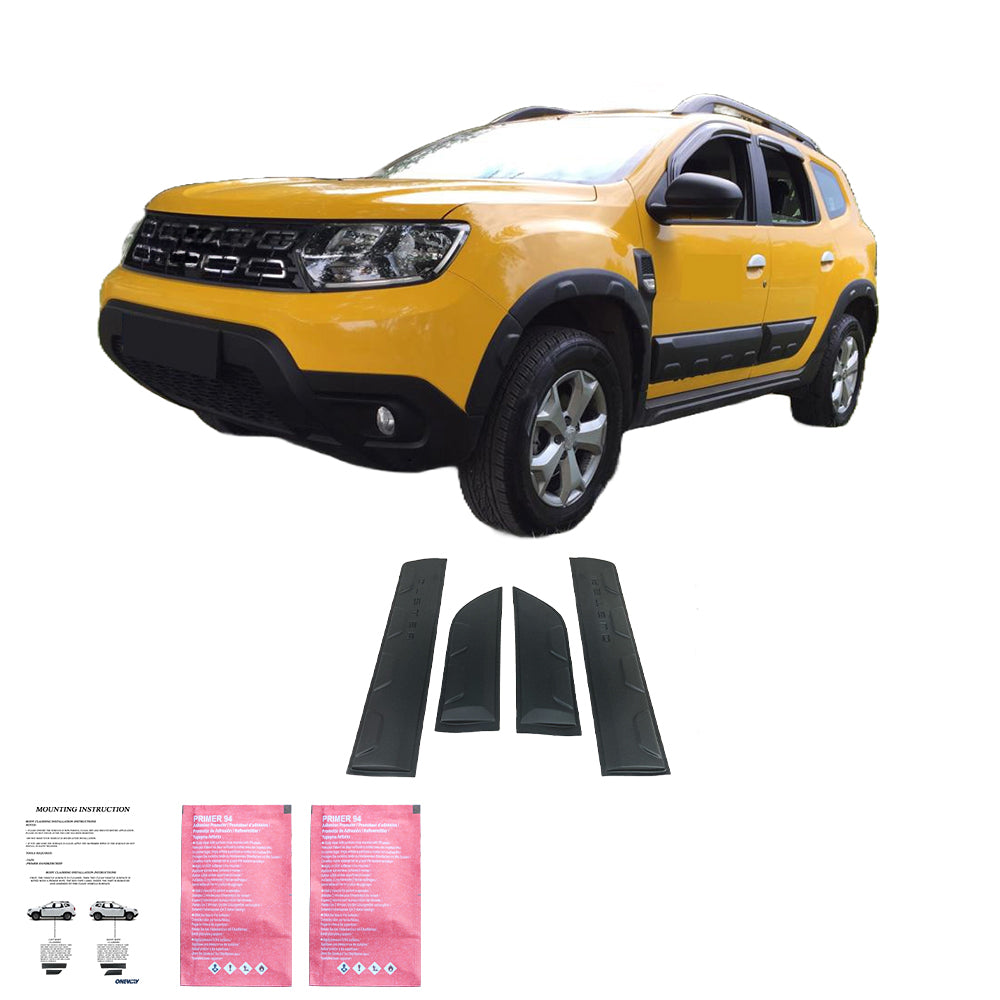 BC05.012 - Karosserieverkleidung passend für Dacia Duster Serie 2 2018+ (Off-Road) Matt Schwarz