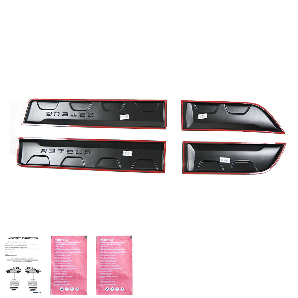 BC05.012 - Karosserieverkleidung passend für Dacia Duster Serie 2 2018+ (Off-Road) Matt Schwarz