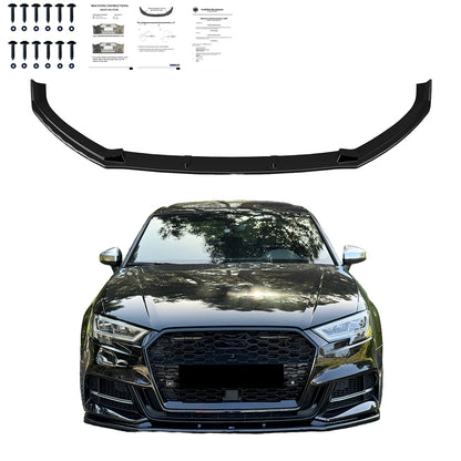 BK12.020 - Bodykit passend für AUDI S3 Limousine 8V Facelift 2016-2019 Hochglanz Schwarz