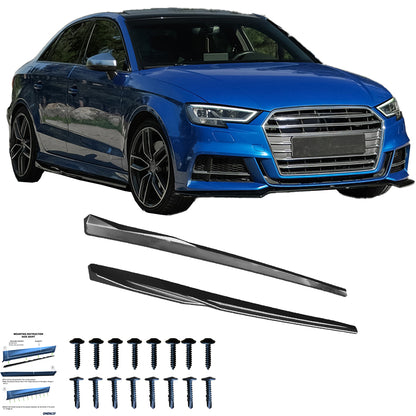 BK12.020 - Bodykit passend für AUDI S3 Limousine 8V Facelift 2016-2019 Hochglanz Schwarz