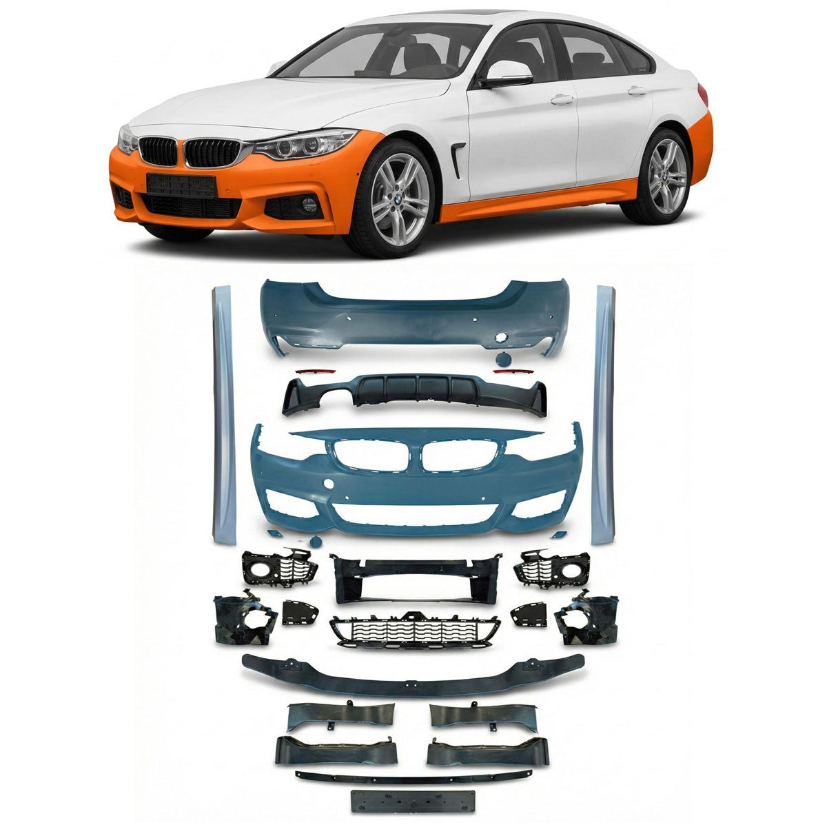 Sport Bodykit passend für BMW 4er (F36) Gran Coupé 2013-2021