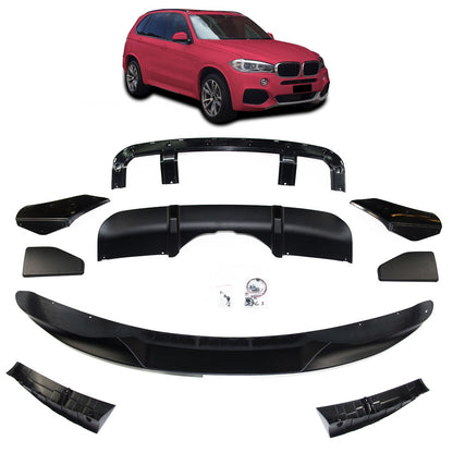 Bodykit Stoßstangen Set Matt Schwarz passend für BMW X5 F15 2013-2018