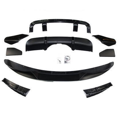 Bodykit Stoßstangen Set Matt Schwarz passend für BMW X5 F15 2013-2018