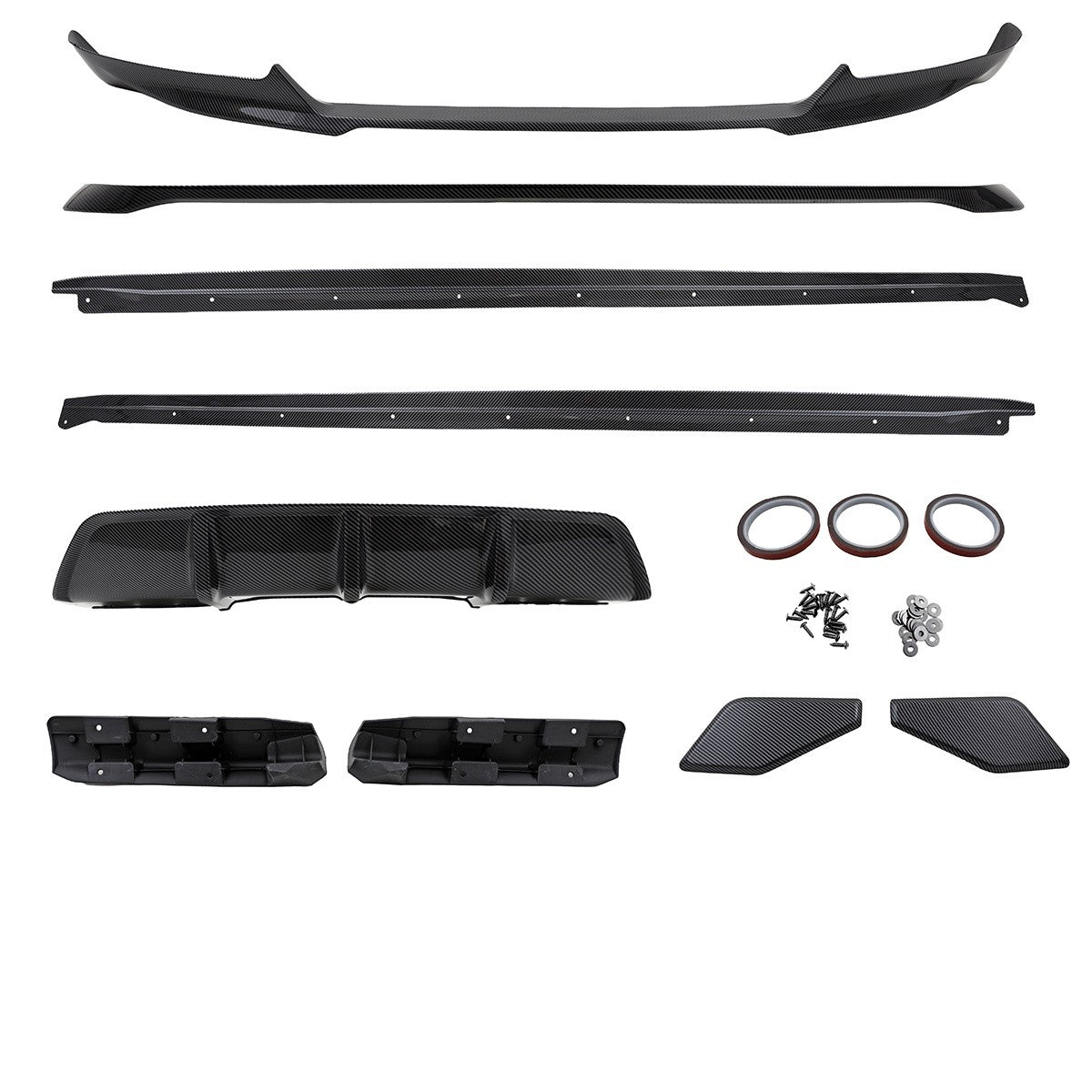 Front Bodykit Stoßstangen Set Carbon-Optik passend für BMW X6 (F16) 2014-2019