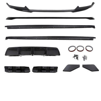 Front Bodykit Stoßstangen Set Carbon-Optik passend für BMW X6 (F16) 2014-2019