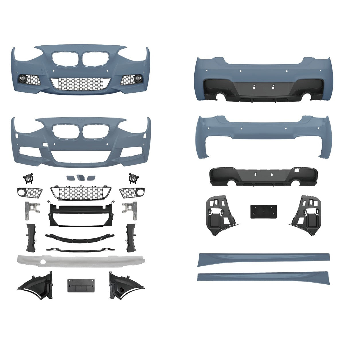 Bodykit Stoßstangen-Set PDC SRA passend für BMW 1er F20 Hatchback 2011-2015