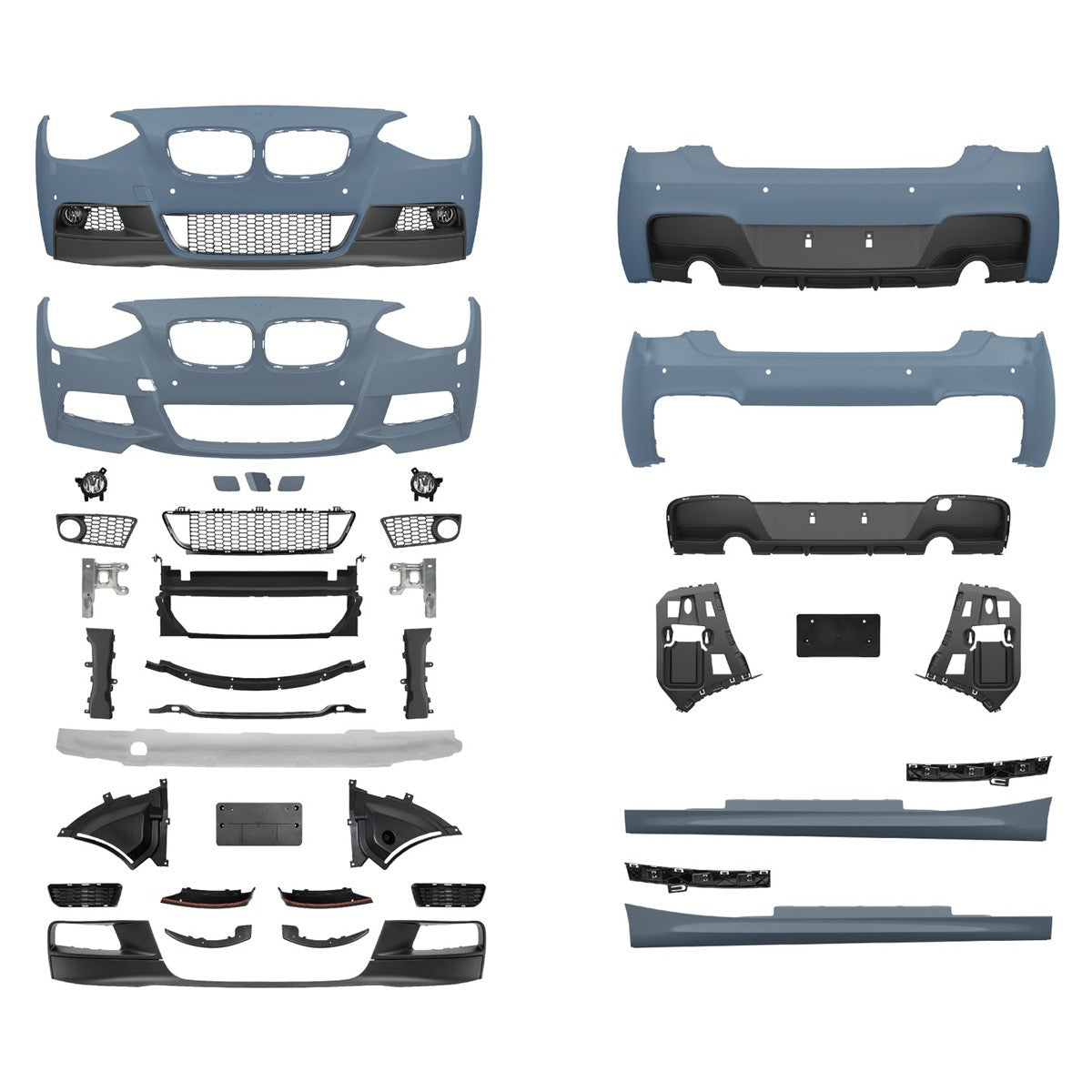 Bodykit Stoßstangen Set PDC SRA passend für BMW 1er F21 Hatchback 2011-2015
