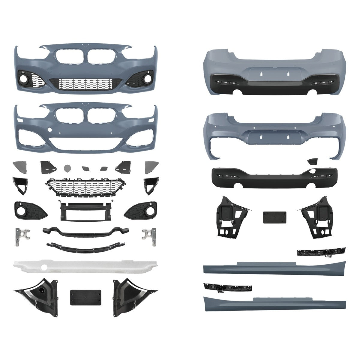 Bodykit Stoßstangen-Set PDC SRA passend für BMW 1er F21 Hatchback 2015-2019